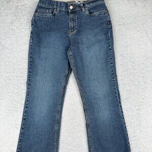 Old Navy Women's Blue Mid-Rise Stretch Cotton Jeans